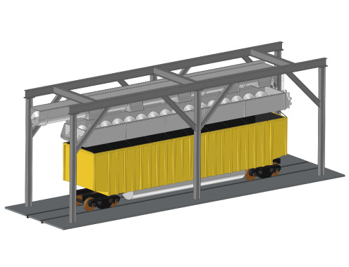 Rail Car Load Out System